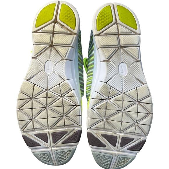 Nike Free 5.0 TR Green/Yellow/Grey Sneaker Running Shoe 629832-401 Size 7.5 - Picture 4 of 5